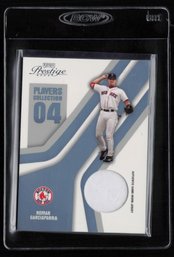 Nomar Garciaparra Game Used Jersey /50 2004 Playoff Prestige Players Collection #PC-65 13/50