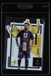 2023 TOPPS DIE CUT LIONEL MESSI SOCCER CARD