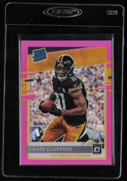 2020 OPTIC PINK CHASE CLAYPOOL ROOKIE FOOTBALL CARD
