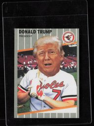DONALD TRUMP 1989 TOPPS STYLE PROMO PRESIDENTIAL CARD
