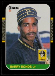 1987 DONRUSS BARRY BONDS BASEBALL CARD