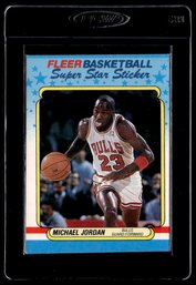 1988 FLEER MICHAEL JORDAN STICKER BASKETBALL CARD