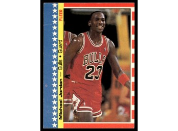 1987 FLEER MICHAEL JORDAN BASKETBALL CARD