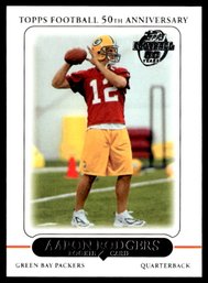 2005 TOPPS AARON RODGERS ROOKIE FOOTBALL CARD