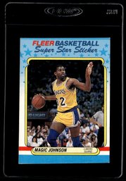 1988 FLEER MAGIC JOHNSON STICKER BASKETBALL CARD