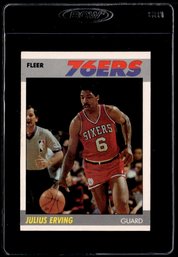 1987 FLEER JULIUS ERVING BASKETBALL CARD