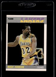 1987 FLEER MAGIC JOHNSON BASKETBALL CARD