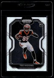 2020 PRIZM CHRONICLES SILVER TEE HIGGINS ROOKIE FOOTBALL CARD