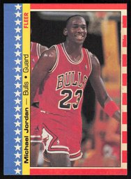 1987 Fleer Sticker Michael Jordan