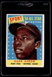 1959 TOPPS HANK AARON BASEBALL CARD