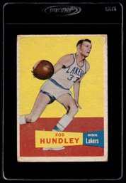 1957 TOPPS ROD HUNDLEY ROOKIE BASKETBALL CARD