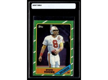 1986 TOPPS STEVE YOUNG ROOKIE FOOTBALL CARD