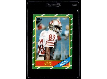 1986 TOPPS JERRY RICE ROOKIE FOOTBALL CARD