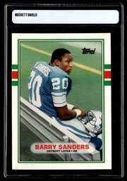 1989 TOPPS BARRY SANDERS ROOKIE FOOTBALL CARD