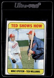 1969 TOPPS TED WILLIAMS BASEBALL CARD