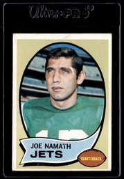 1970 TOPPS JOE NAMATH FOOTBALL CARD