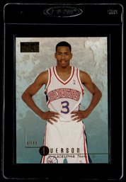 1996 FLEER ALLEN IVERSON ROOKIE BASKETBALL CARD