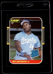 1987 LEAF BO JACKSON ROOKIE BASEBALL CARD