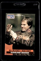 1991 PRO SET BILL BELICHECK ROOKIE FOOTBALL CARD
