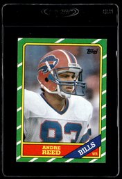 1986 TOPPS ANDRE REED ROOKIE FOOTBALL CARD
