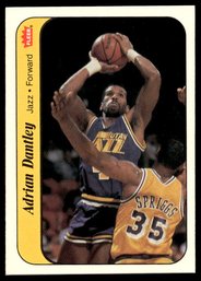 1986 FLEER STICKER ADRIAN DANTLEY ROOKIE BASKETBALL CARD