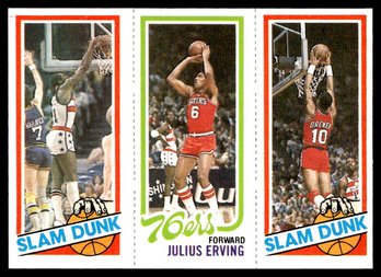 1981 TOPPS JULIUS ERVING BASKETBALL CARD