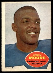 1960 TOPPS LENNY MOORE FOOTBALL CARD