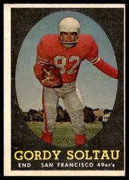 1958 TOPPS GORDY SOLTAU FOOTBALL CARD