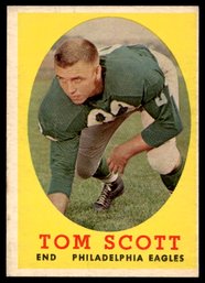 1958 TOPPS TOM SCOTT FOOTBALL CARD