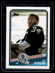1989 TOPPS BO JACKSON ROOKIE FOOTBALL CARD