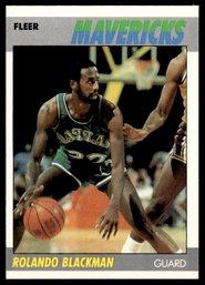 1987 TOPPS ROLONDO BLACKMAN BASKETBALL CARD
