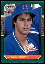 1987 DONRUSS GREG MADDUX ROOKIE BASEBALL CARD