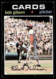 1971 TOPPS BOB GIBSON BASEBALL CARD