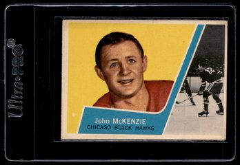 1963 TOPPS JOHN MCKENZIE HOCKEY CARD