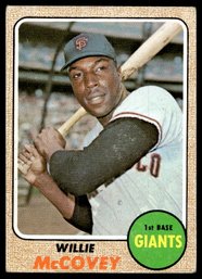 1968 TOPPS WILLIE MCCOVEY BASBEALL CARD