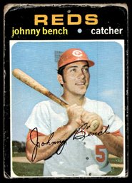 1971 TOPPS JOHNNY BENCH BASEBALL CARD