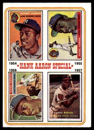 1974 TOPPS HANK AARON BASEBALL CARD