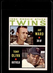 1965 TOPPS TONY OLIVA ROOKIE BASEBALL CARD