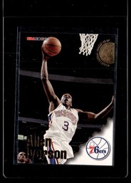 1997 NBA HOOPS ALLEN IVERSON BASKETBALL CARD