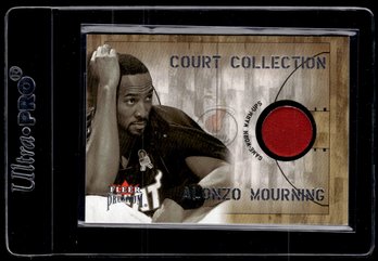 2002 FLEER PATCH ALONZO MOURNING BASKETBALL CARD