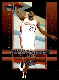 2003 FLEER LEBRON JAMES ROOKIE BASKETBALL CARD
