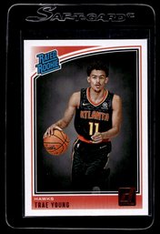 2018 DONRUSS TRAE YOUNG ROOKIE BASKETBALL CARD