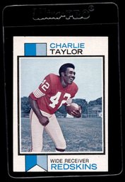 1973 TOPPS CHARLIE TAYLOR FOOTBALL CARD