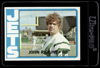 1972 TOPPS JOHN RIGGINS ROOKIE FOOTBALL CARD