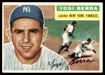 1956 TOPPS YOGI BERRA BASEBALL CARD