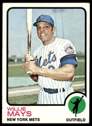 1973 TOPPS WILLIE MAYS BASEBALL CARD