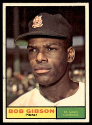 1961 TOPPS BOB GIBSON BASEBALL CARD