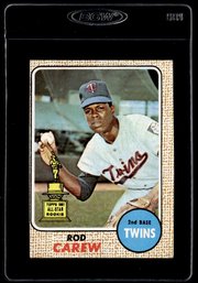 1968 TOPPS ROD CAREW ROOKIE BASEBALL CARD