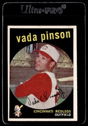 1959 TOPPS VADA PINSON BASEBALL CARD
