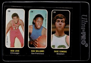 1971 TOPPS STICKER COWENS WILLIAMS BASKETBALL CARD